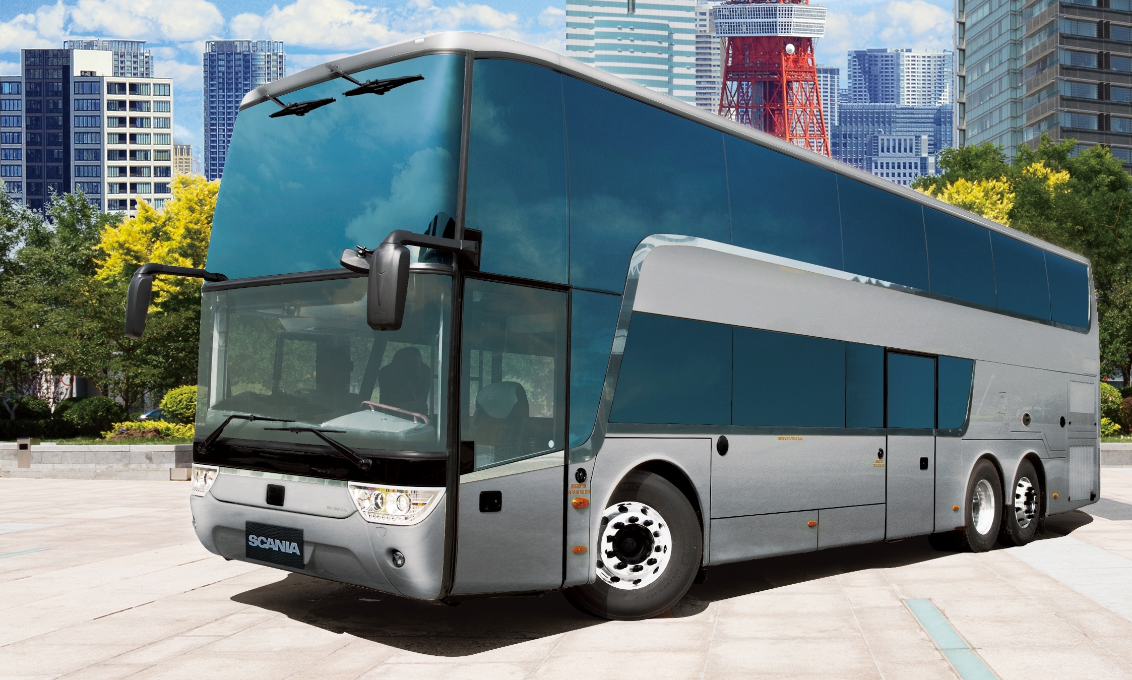 二階建てバス Scania 日本
