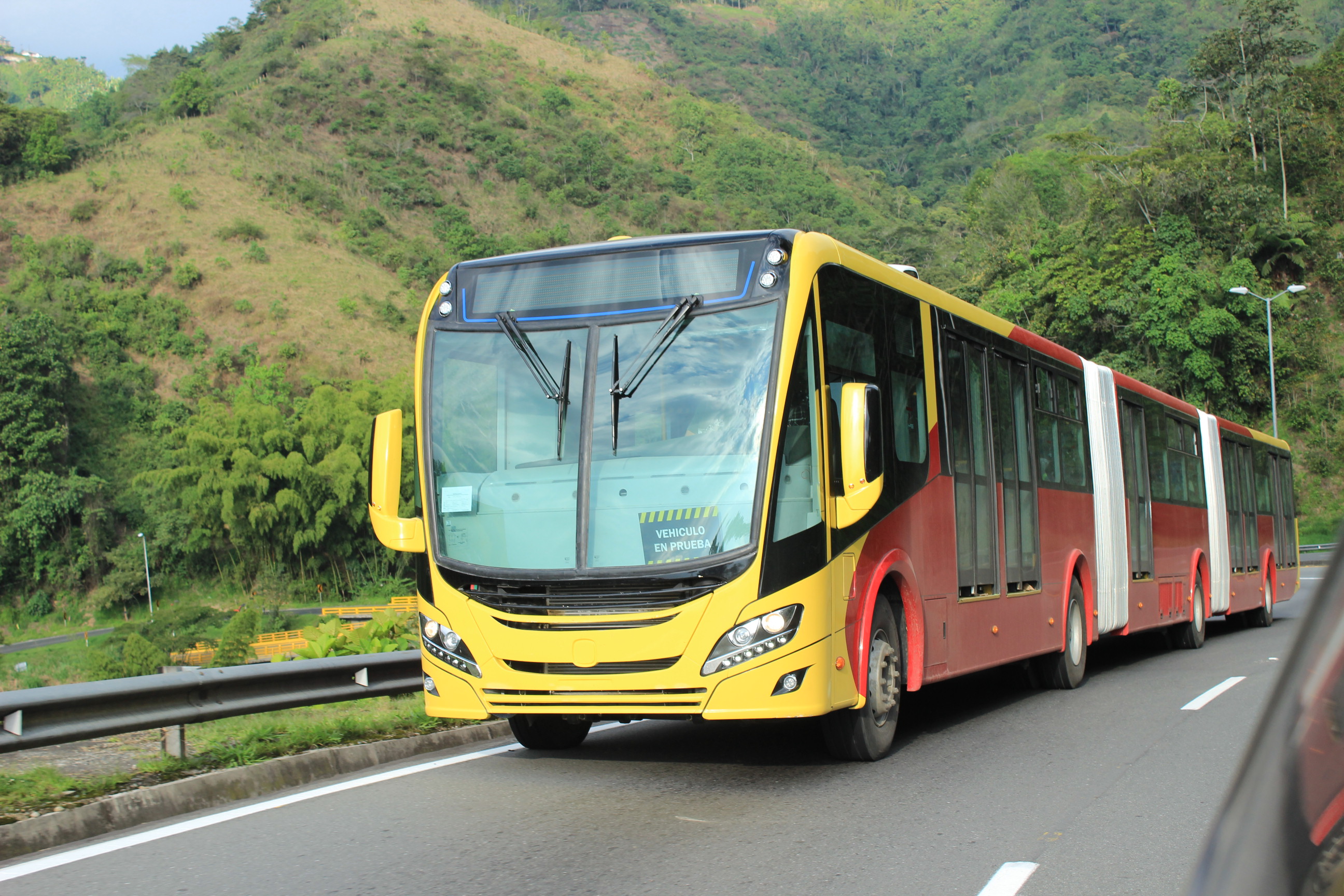 Scania Unveils First Bi Articulated Euro 6 Gas Bus Scania India
