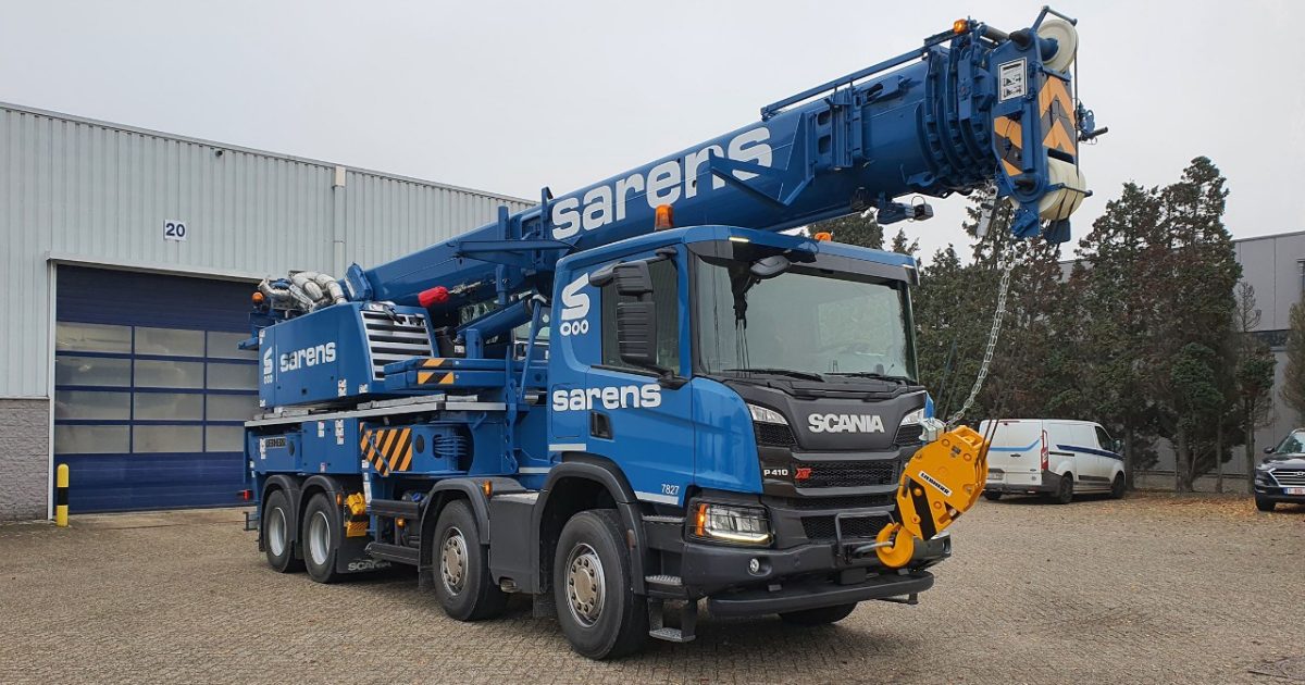 Samenwerking Concreet Vervelen Kraanopbouw op Scania chassis drukt de kosten voor Sarens | Scania België