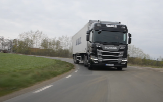 Scania P320-Elektro-Hybrid-Lkw