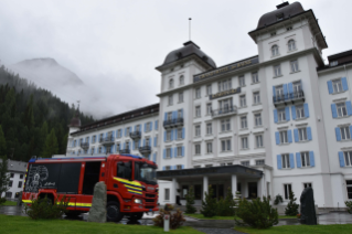 À St-Moritz, la proportion d'hôtels est très élevée, c'est pourquoi les fausses alertes sont très fréquentes.