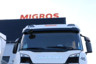 Die MIGROS vertraut schon seit vielen Jahren auf Scania Nutzfahrzeuge.