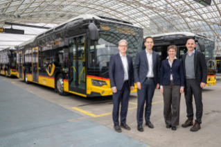 Seit 30. Januar 2023 stehen die neuen Scania Battery Electric Vehicle (BEV) Ci-tywide LF Linienbusse zwischen Chur und Bad Ragaz im Einsatz.