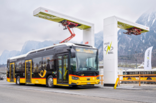 Depuis le 30 janvier 2023, les nouveaux bus de ligne Scania Battery Electric Vehicle (BEV) Ci-tywide LF sont en service entre Coire et Bad Ragaz.