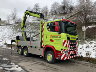 Der 650S B 6x4*4 NB der Stocker AG aus dem zürcherischen Bubikon.