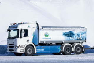 Scania liefert 66-Tonnen-Elektro-Lkw an Verdalskalk AS in Norwegen