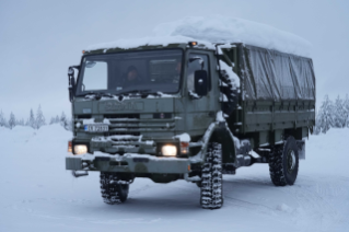 Scania demonstrieren auch bei härtesten Wintereinsätzen ihre Stärken