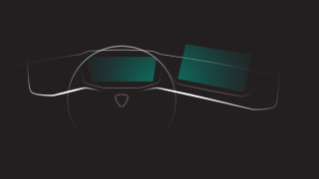 Das digitale Cockpit, Smart Dash von Scania wird 2024 eingeführt, sowohl für Scania Lkw (links) als auch für Scania Busse (rechts). Sie wird das Fahrerlebnis entscheidend verändern, aber auch den Weg für neue digitale Dienste ebnen und erheblich mehr Sicherheitsfunktionen bereitstellen.