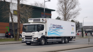 Scania E-Lkw begeistert HAVI und McDonald's