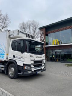 Scania E-Lkw begeistert HAVI und McDonald's