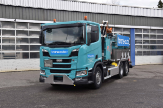Ein weiterer Scania ergänzt die moderne Fahrzeugflotte der trans-auto ag in Tafers/FR