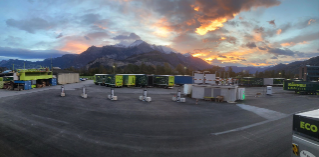 Ambiance matinale, pas seulement dans la région de Sargans, mais ambiance de départ pour une solution de transport durable en Suisse.
