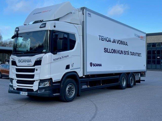 vuokrataan jakeluauto pakastekuljetuksiin Scania Rent vuokrataan jakeluauto pakastekuljetuksiin Scania Rent
