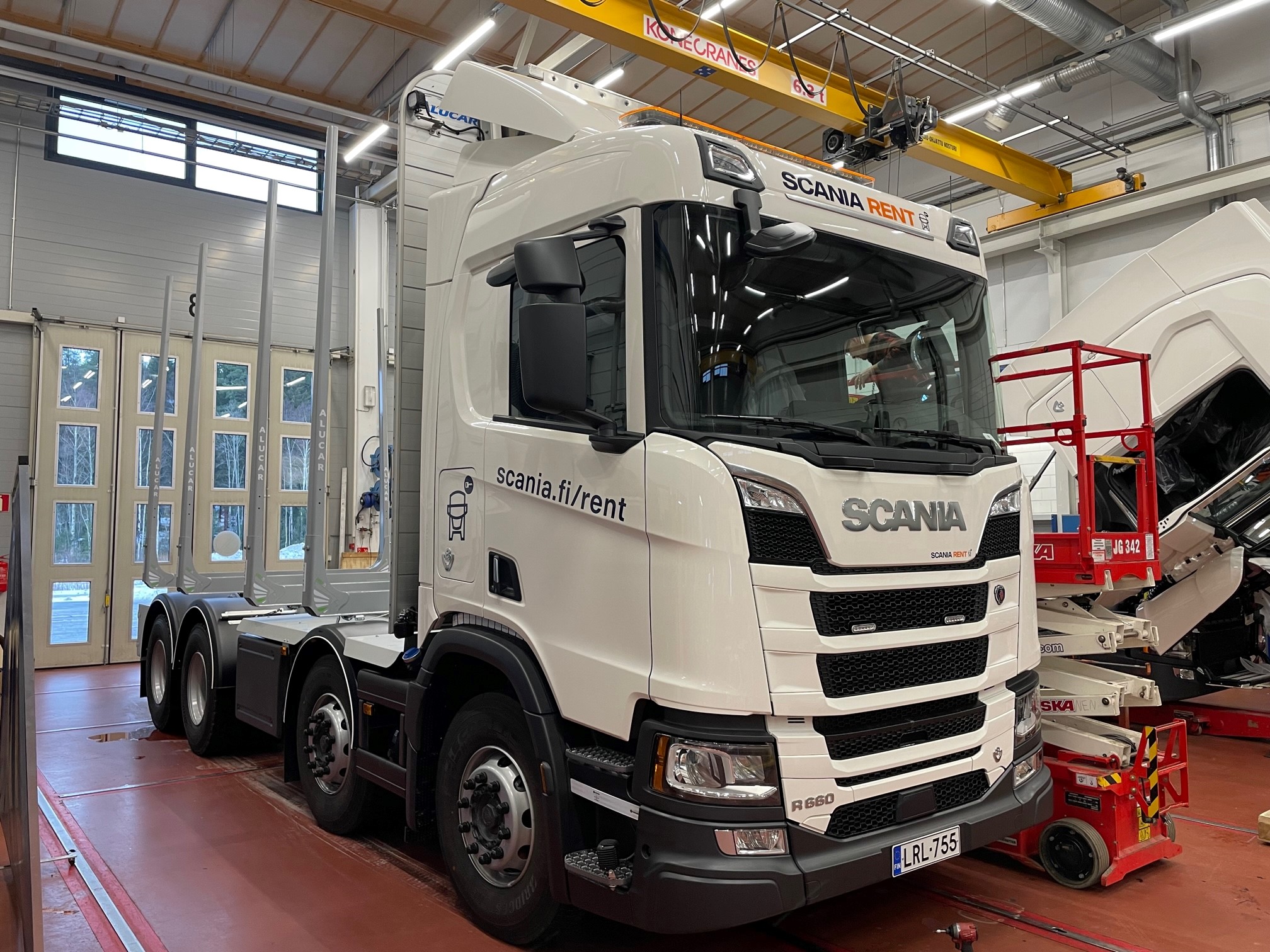 vuokrataan puuauto Scania Rent vuokrataan puuauto Scania Rent