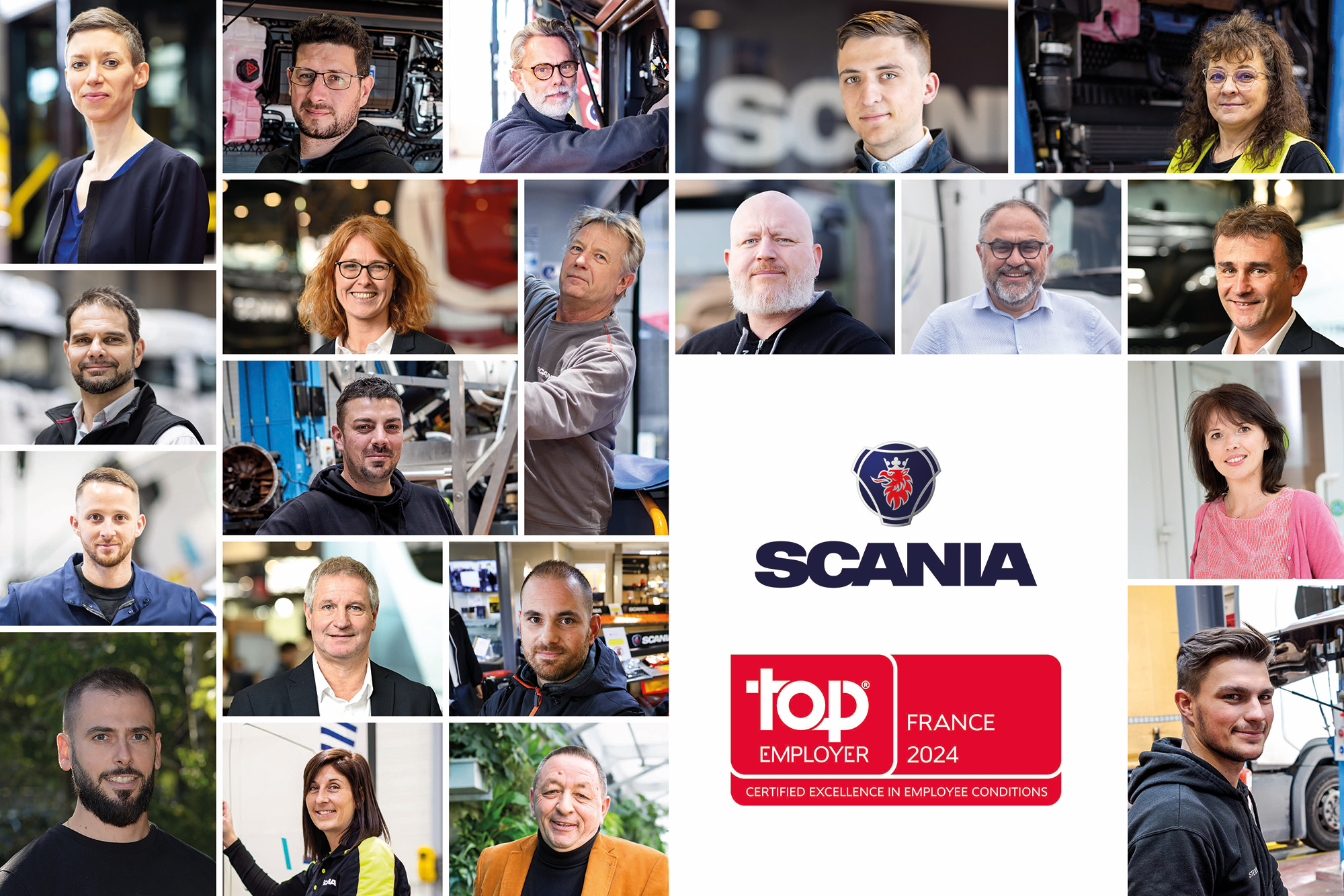 Scania France Top Employer 2024 une certification qui s’illustre par