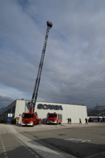 Veicolo antincendio Scania autoscala e autopompa - allestimento Rosenbauer
