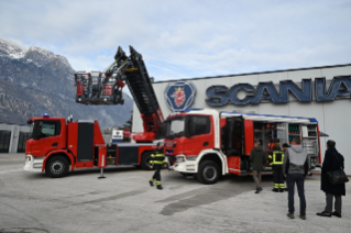 Veicolo antincendio Scania autoscala e autopompa - allestimento Rosenbauer