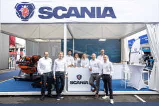 Scania continua il suo percorso di crescita nel marino e partecipa al 63° Salone Nautico di Genova