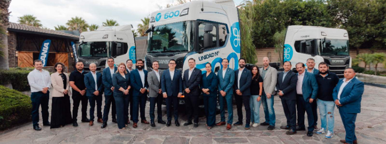 Scania liefert 500. LKW an Autotransportes Pilot