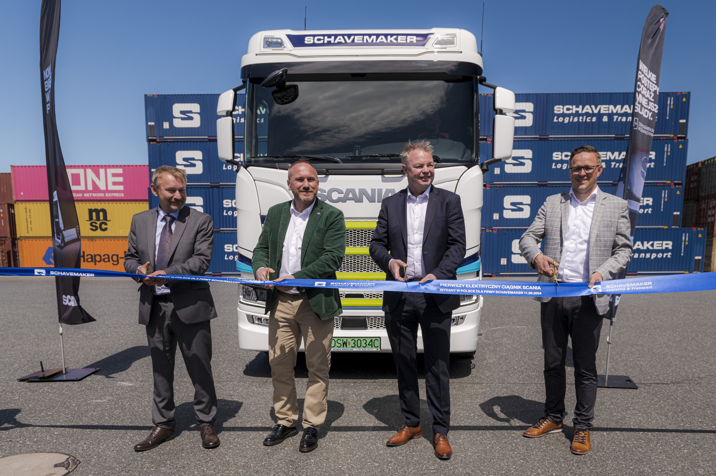 elektryczny ciągnik Scania 