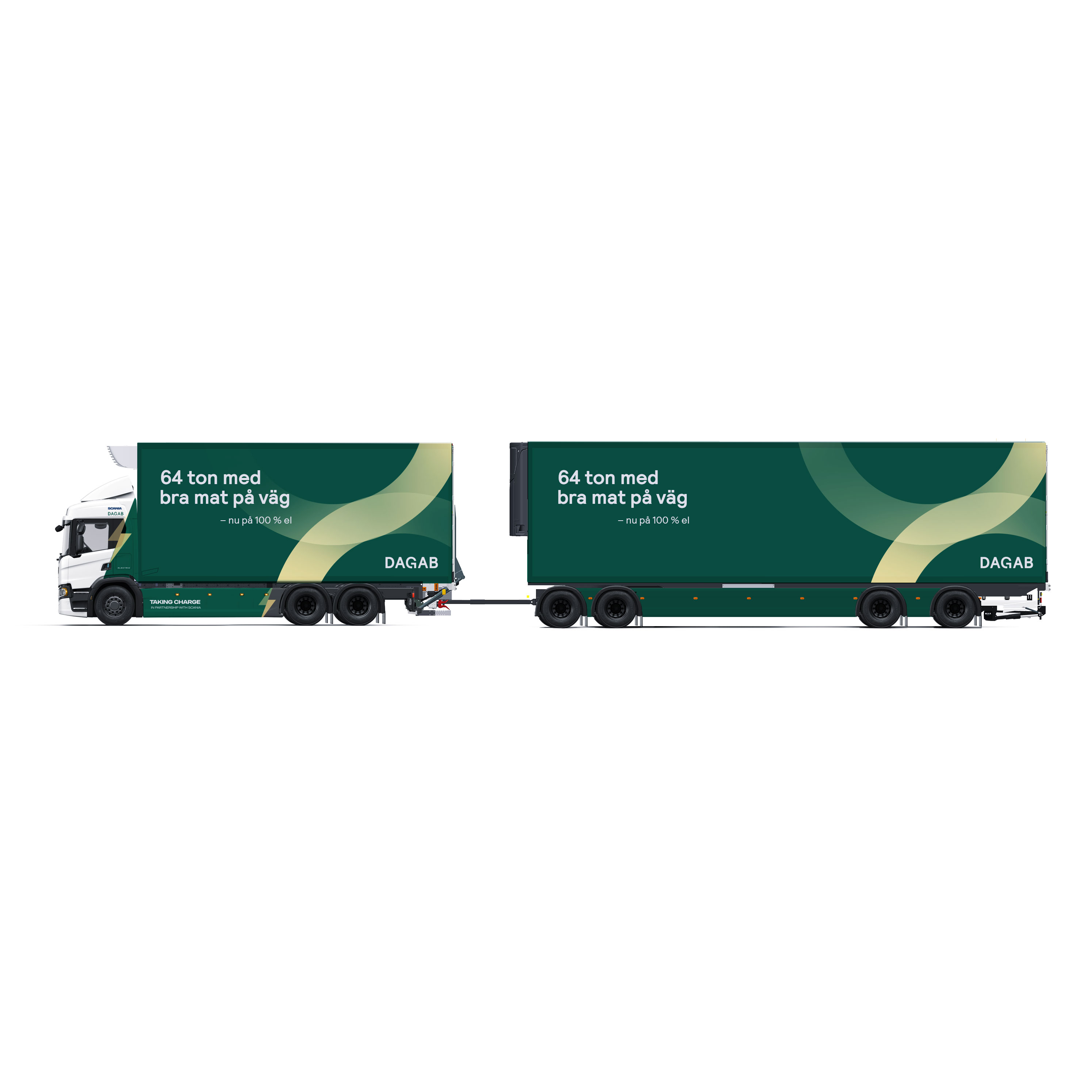 Scania permet un transport alimentaire entièrement électrique de 64 tonnes pour Dagab