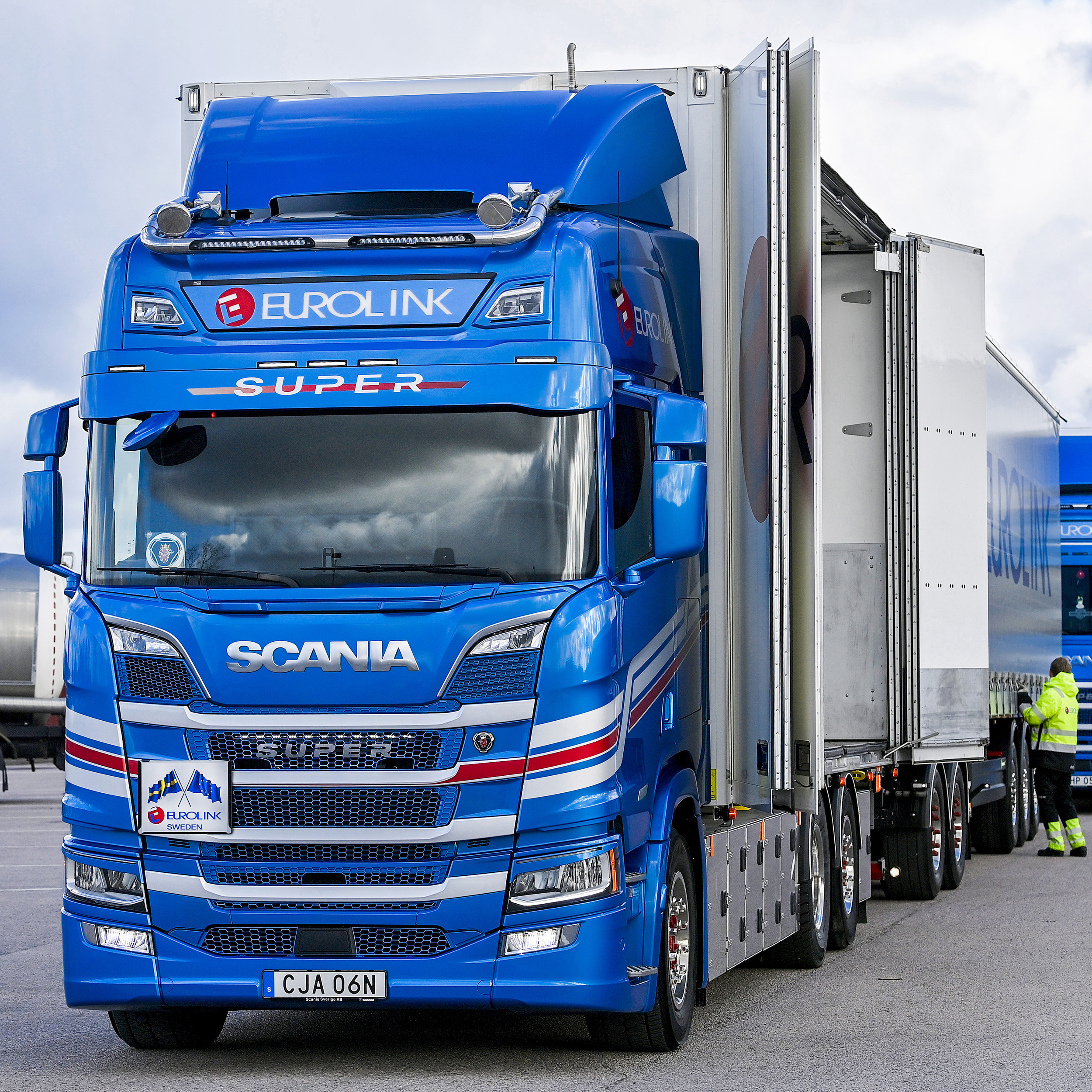 Scania Super lastbil hos Eurolink
