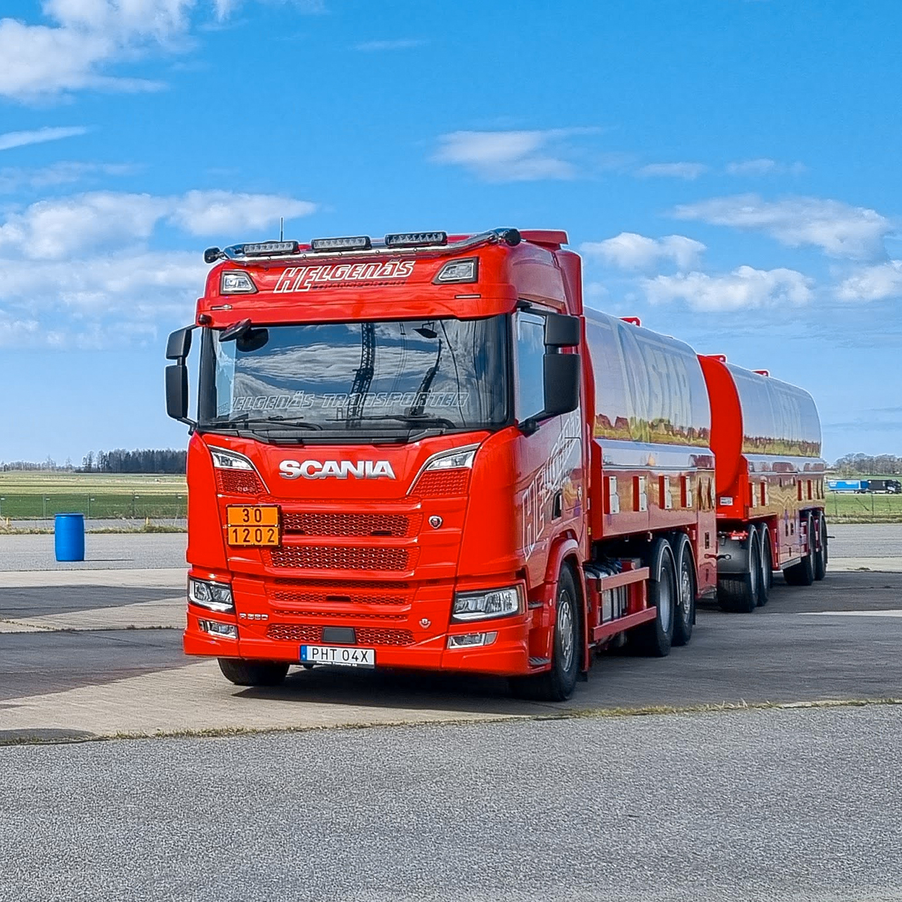 Scania V8 lastbil 