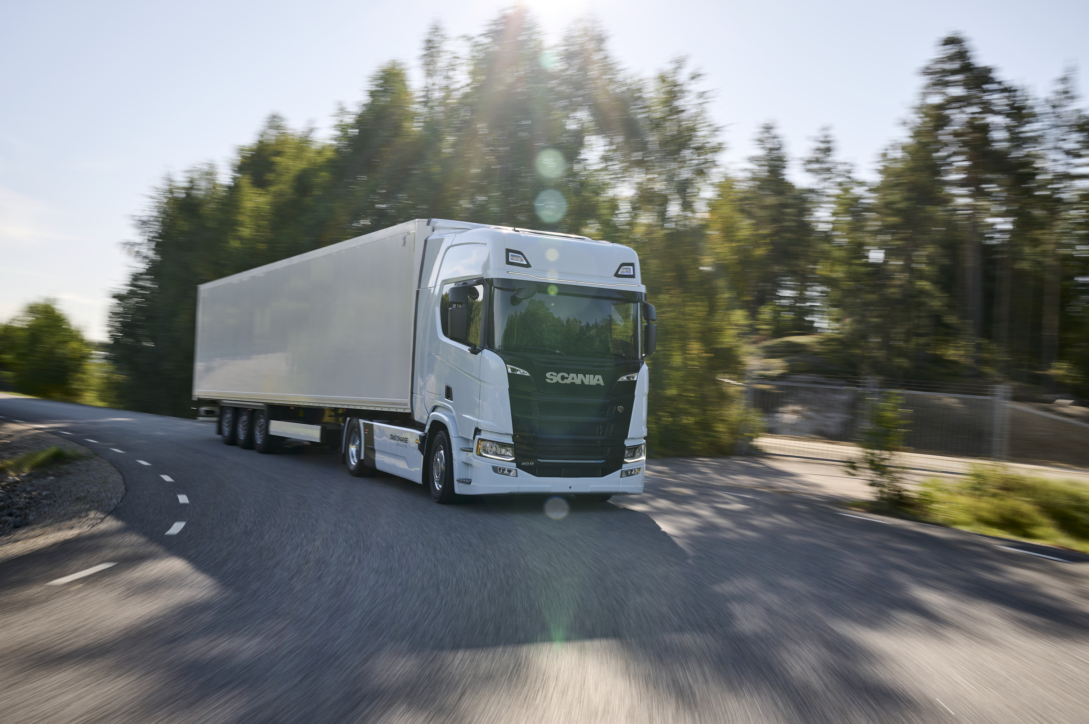 Elektrické nákladné vozidlo Scania, ilustračné foto