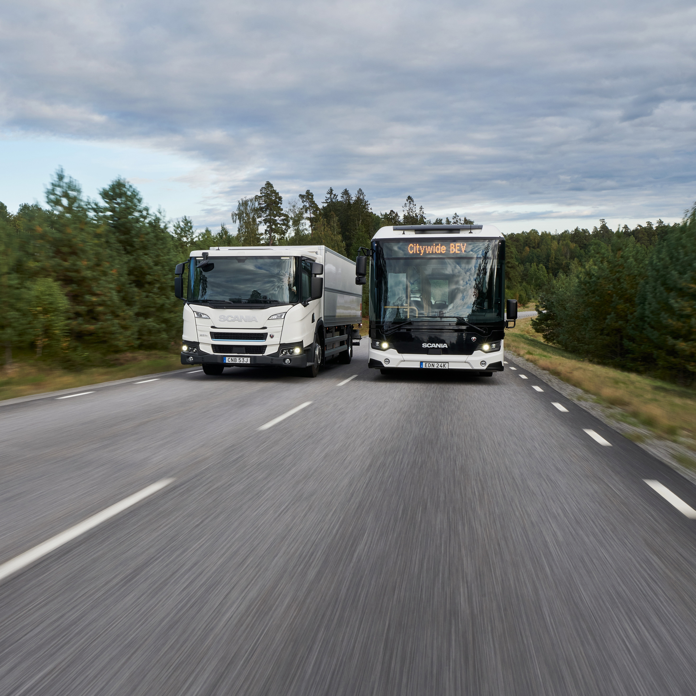 Електричні транспортні засоби Scania