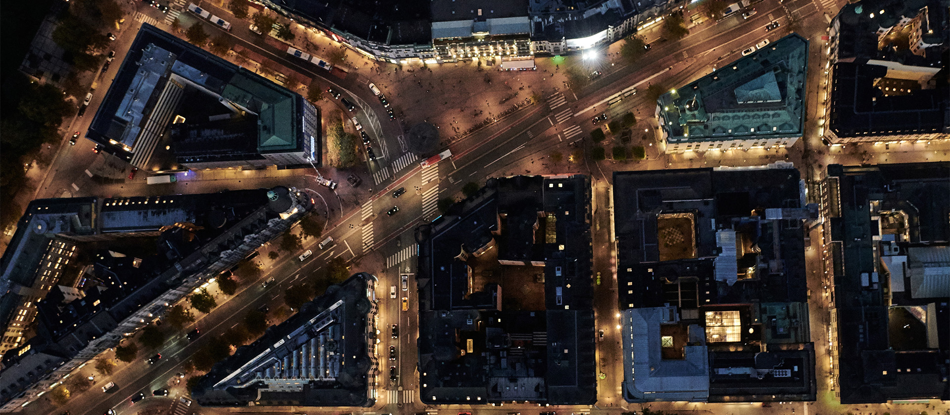 City, aerial view City, aerial view