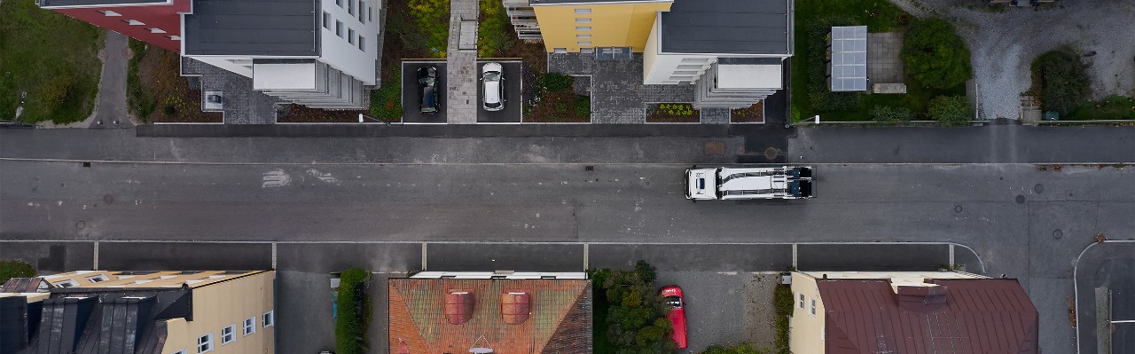  Street with a truck