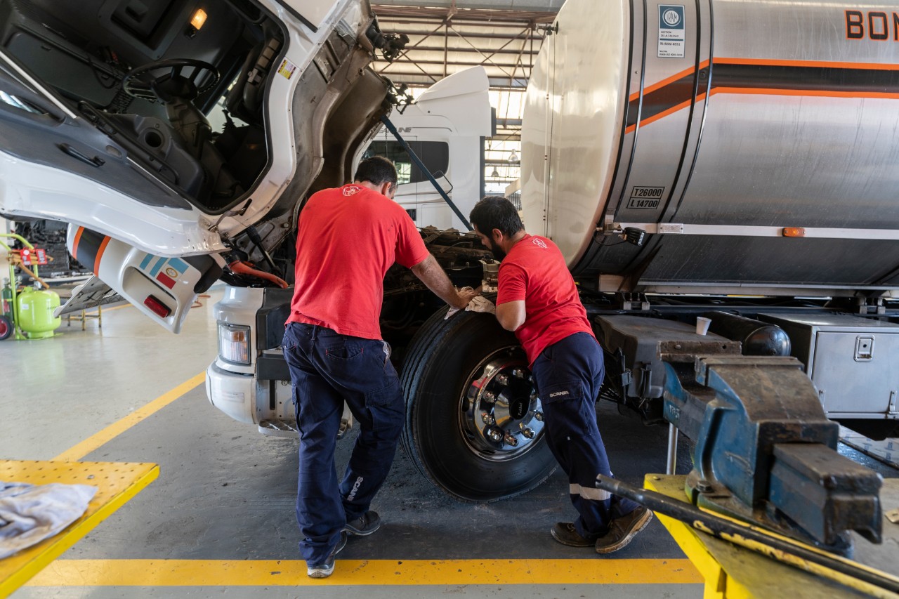 Servicios de taller de Scania