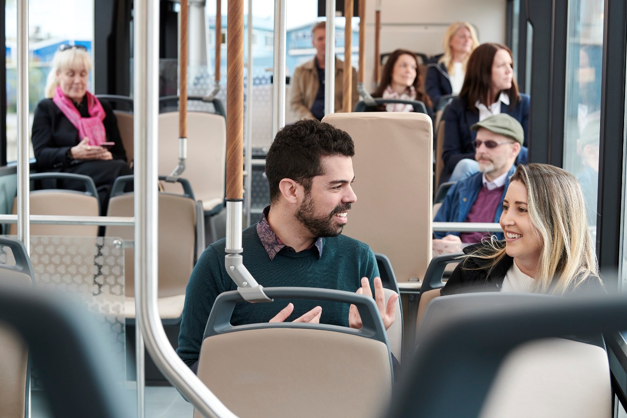 Características de seguridad para autobuses