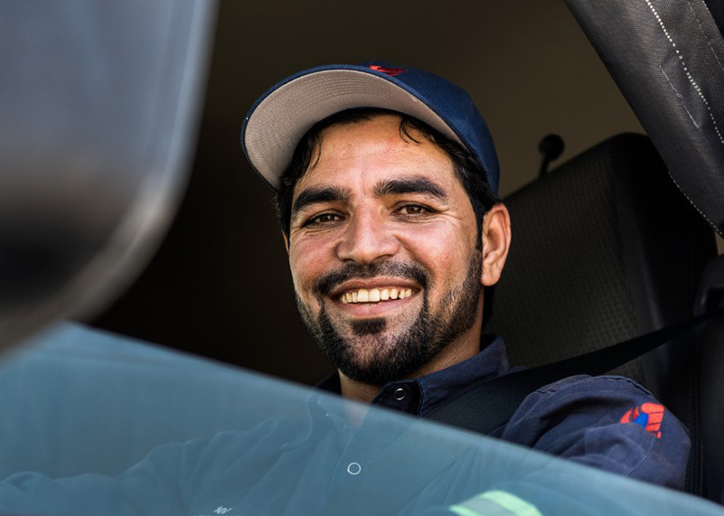Conductor de camión Scania