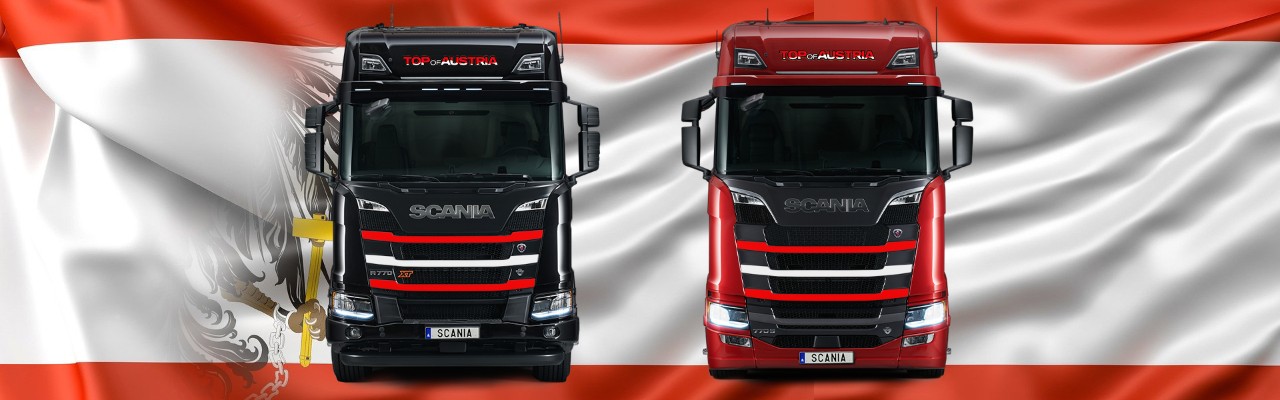 Limitierte Sonderedition V8 Lkw "Top of Austria"