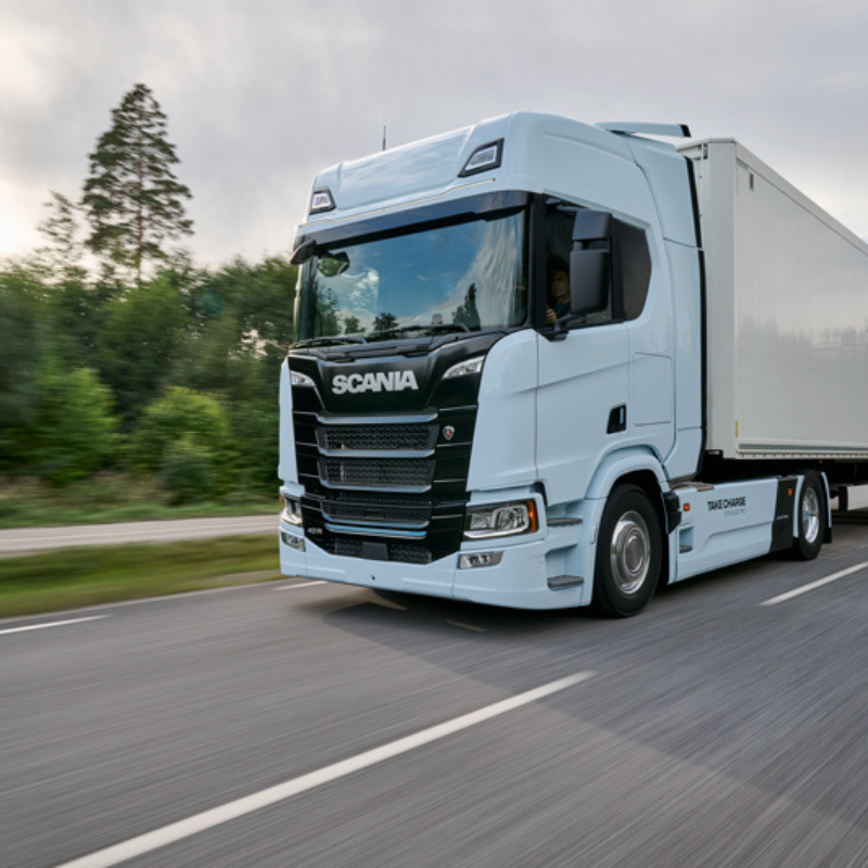 Scania 45 R emissionsfrei auf den Straßen