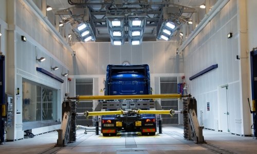 Scania Fahrzeug im Test