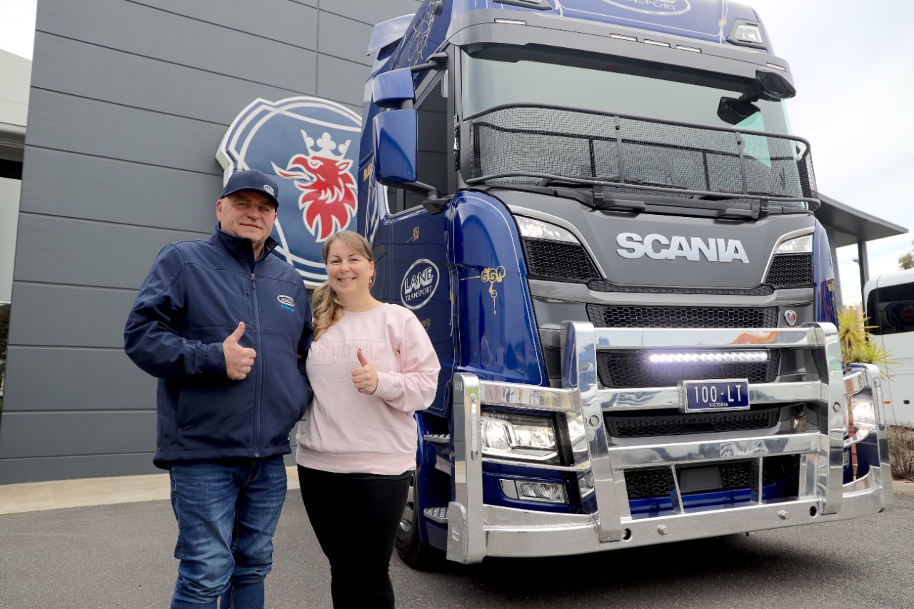 100th Truck for Lane Transport is a Special Scania