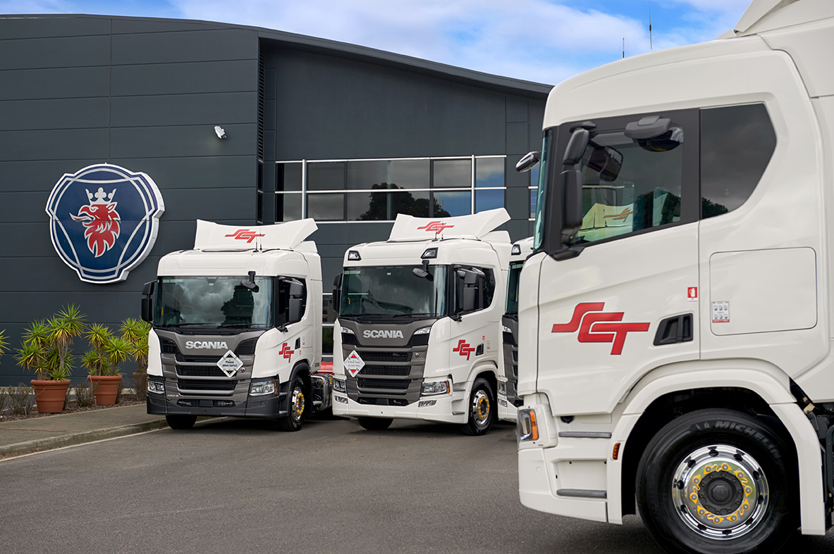 SCT Scania trucks