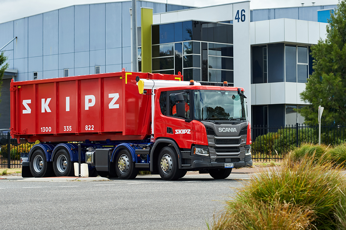 SKIPZ hooks a winner with Scania waste trucks