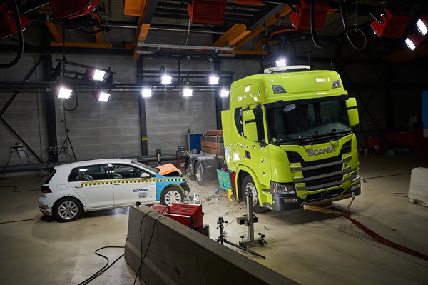 Crash testing - securing high level of safety on our trucks