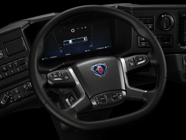 Driver area from driver position