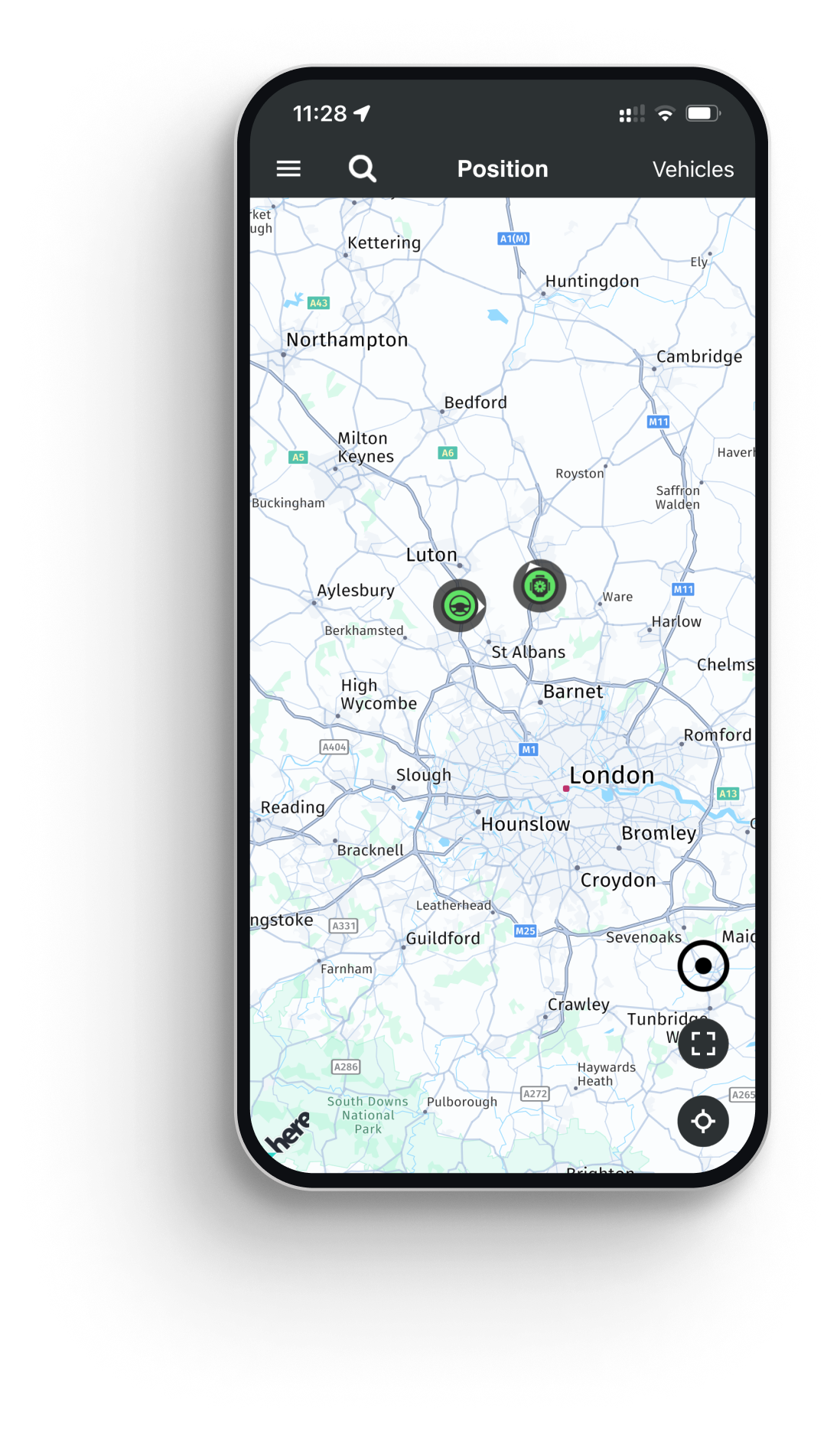 Pozicija voznog parka