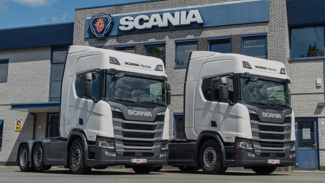 Scania Rental propose le plus grand parc de location de camions Scania récents