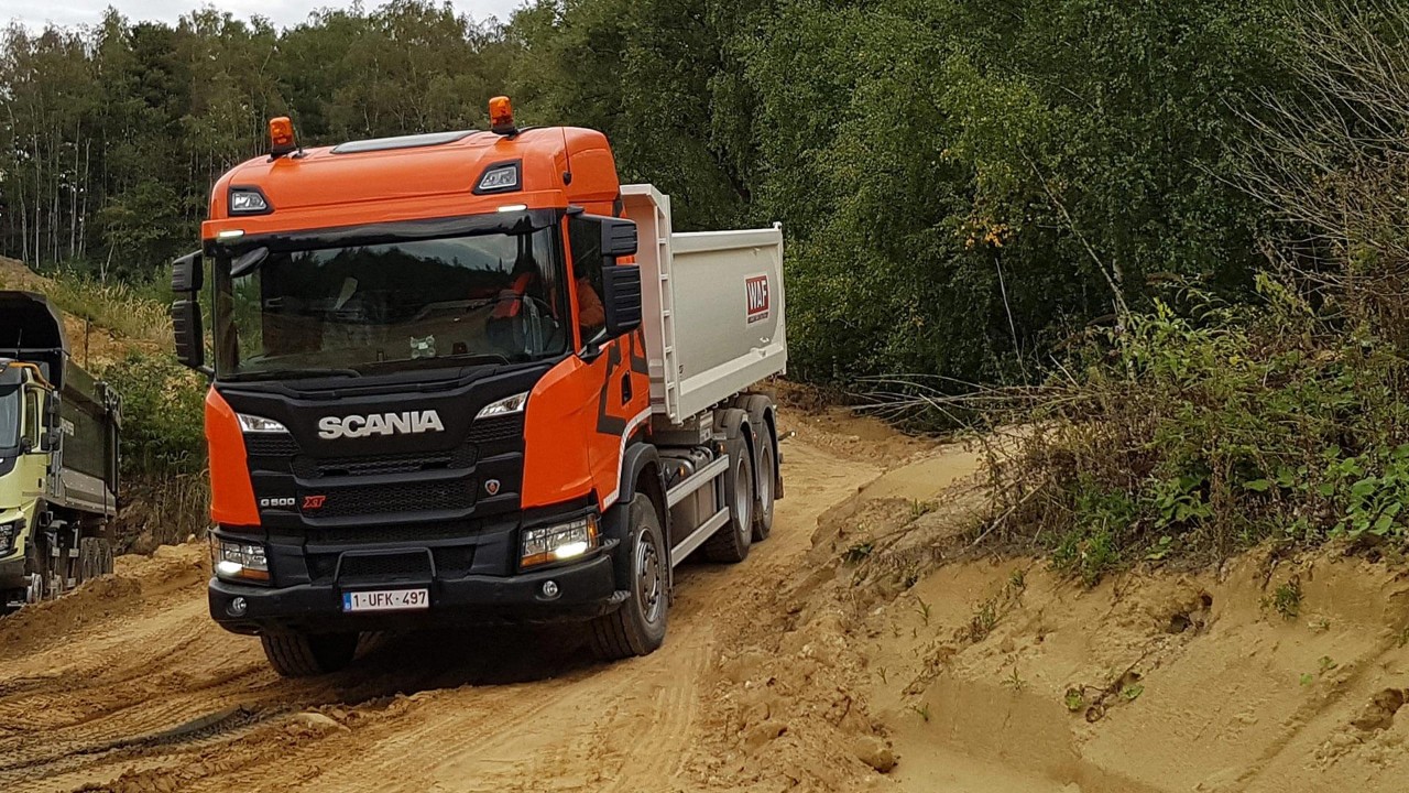 Scania XT présent aux journées de démonstration de Matexpo