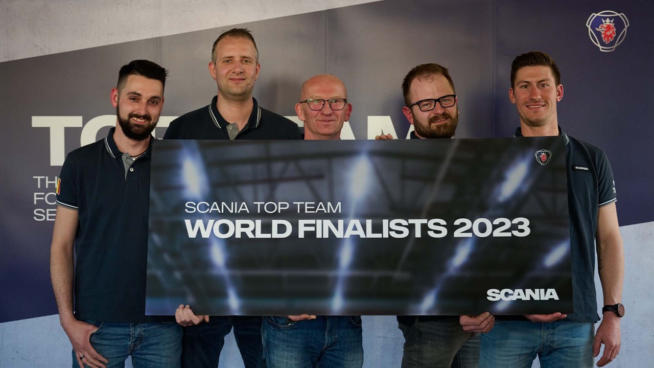 La Belgique obtient la huitième place lors de la finale mondiale Scania Top Team
