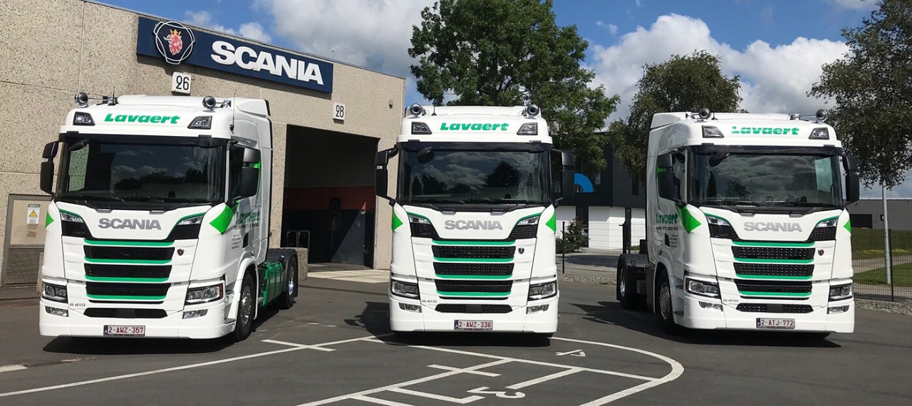 Vijf nieuwe Scania R410 trekkers voor Lavaert Transport & Logistics