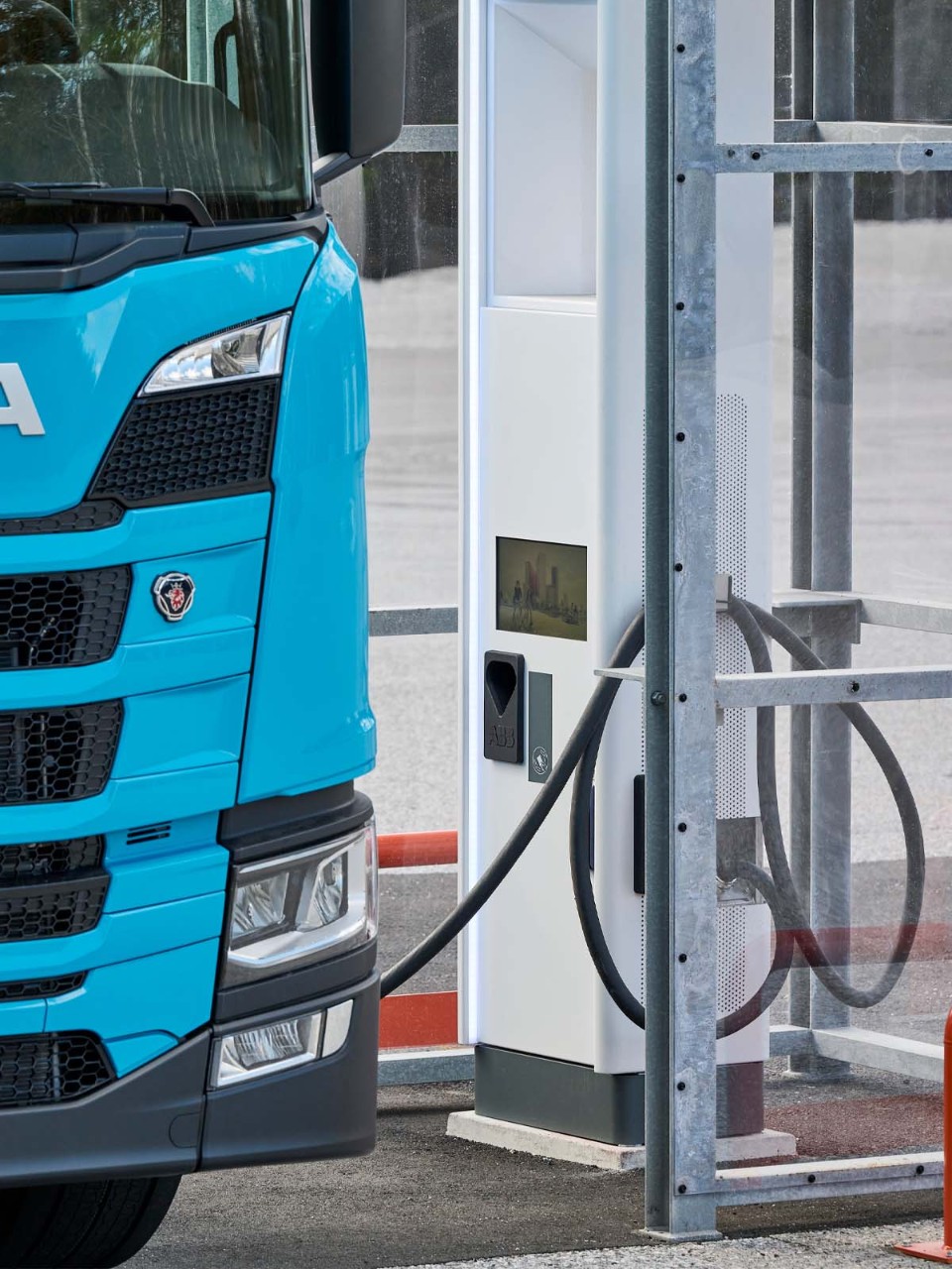 ABB e-Mobility Scania charging