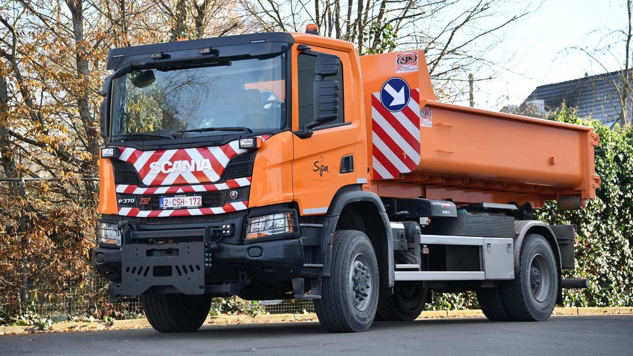 Multifunctionele Scania 4x4 voor de stad Spa