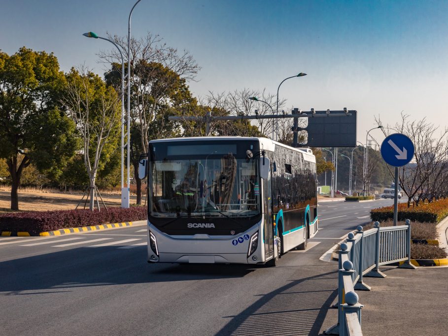 Scania Fencer f1, CNG/CBG 2-assig, lage instap in China